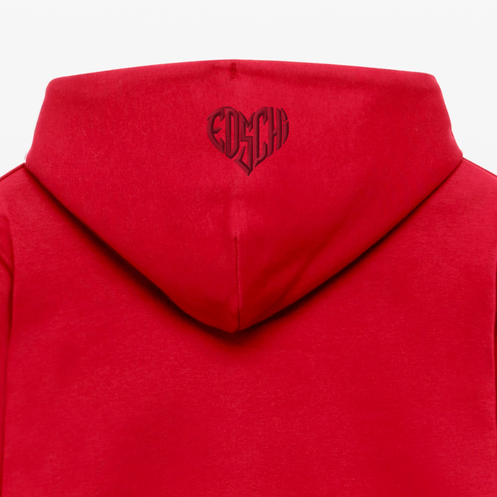 EDSCHI ZIP-HOODIE - STICK ROT - Rot