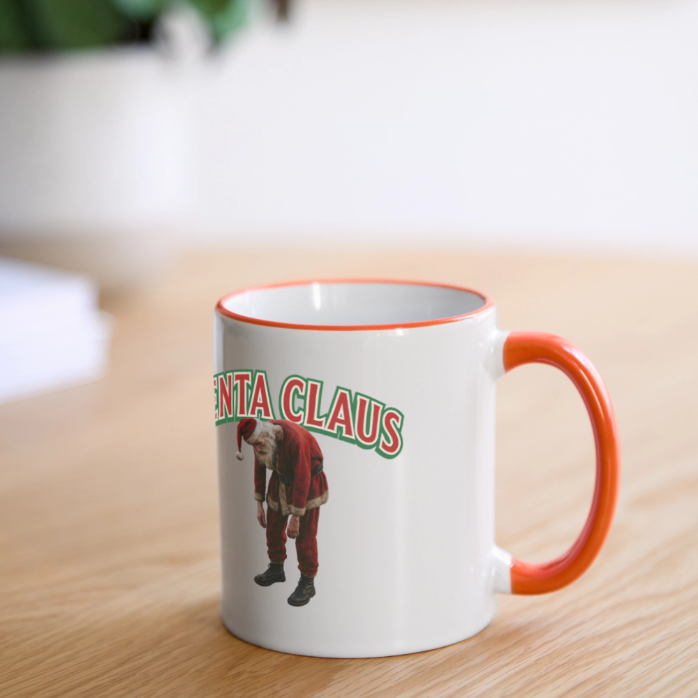 Fenta Claus Tasse - Weiß/Orange