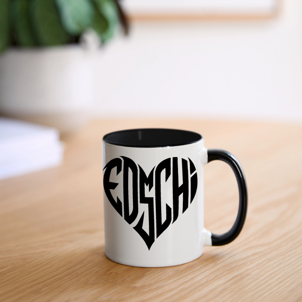 EDSCHI Tasse - Weiß/Schwarz