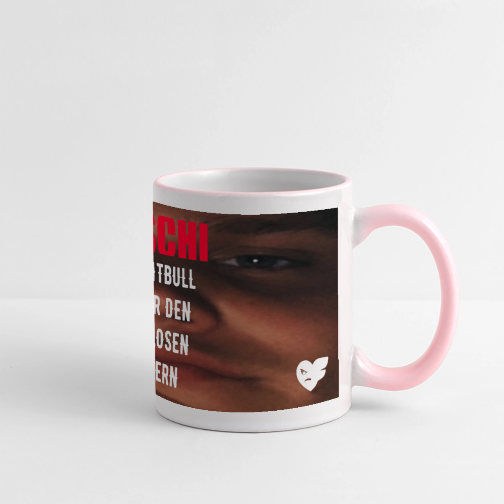 Edschi Tasse - Weiß/Pink