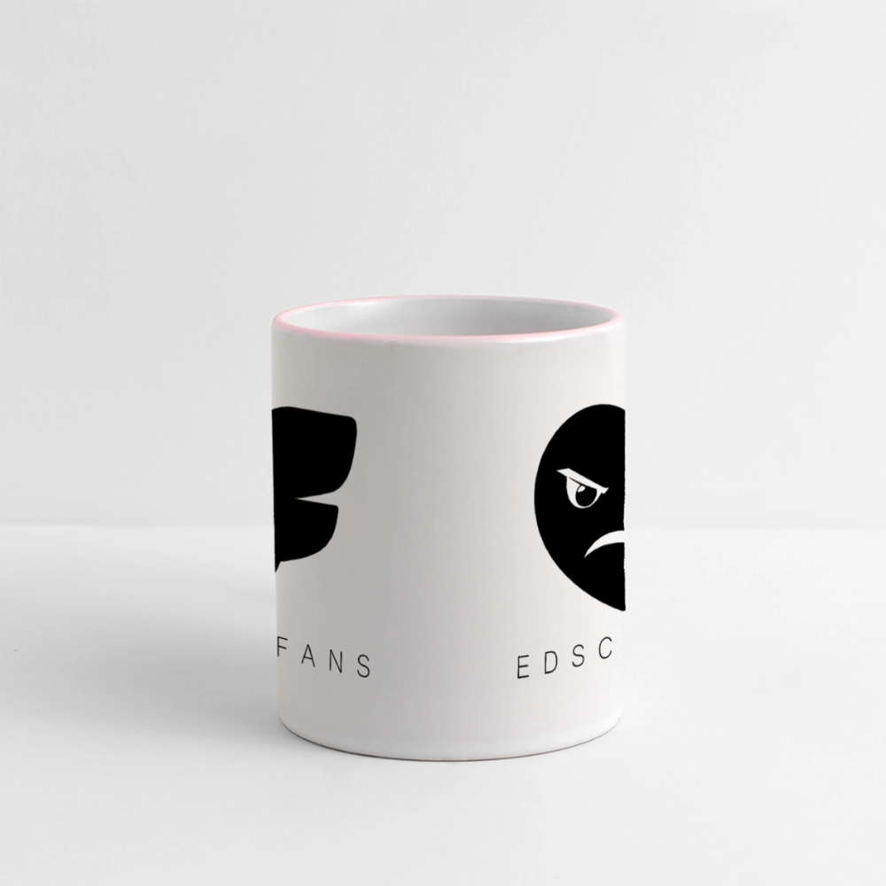 Edschifans Tasse - Weiß/Pink