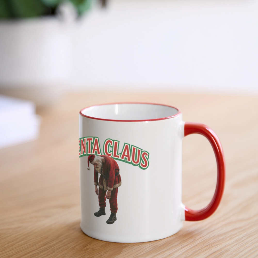 Fenta Claus Tasse - Weiß/Rot