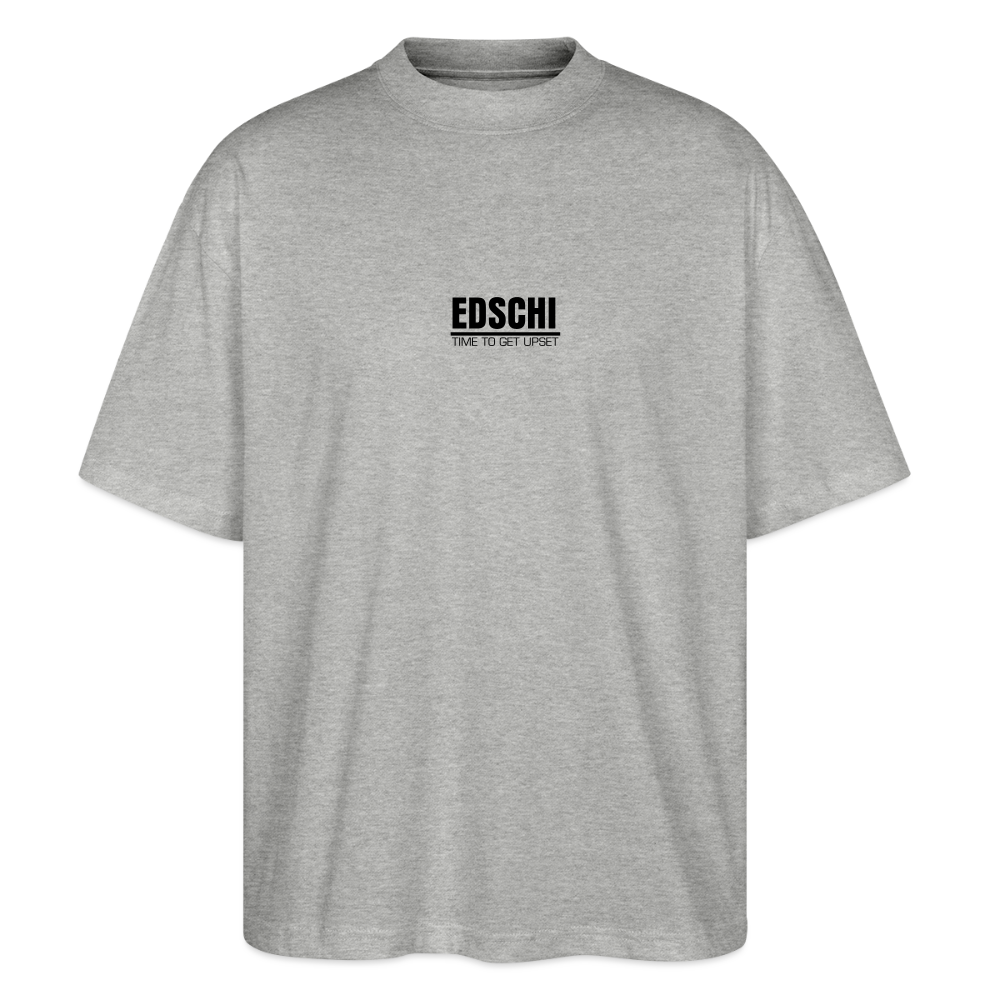 Oversized Unisex Bio T-Shirt - EDSCHI - Grau meliert