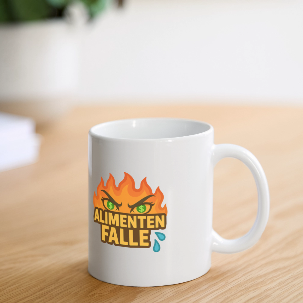 Alimentenfalle Tasse - Weiß