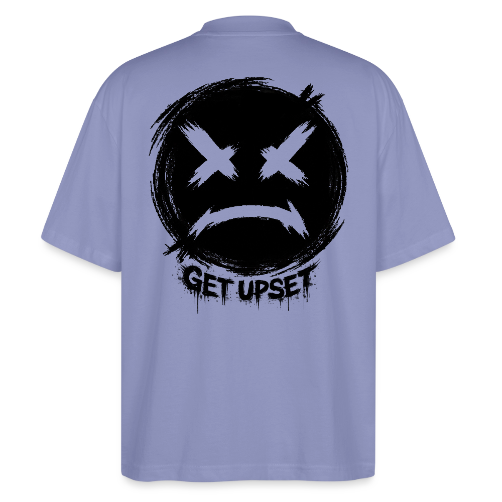 EDSCHI „ANGER LOOKS GOOD“ OVERSIZED T-SHIRT - Violett