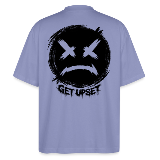 EDSCHI „ANGER LOOKS GOOD“ OVERSIZED T-SHIRT - Violett