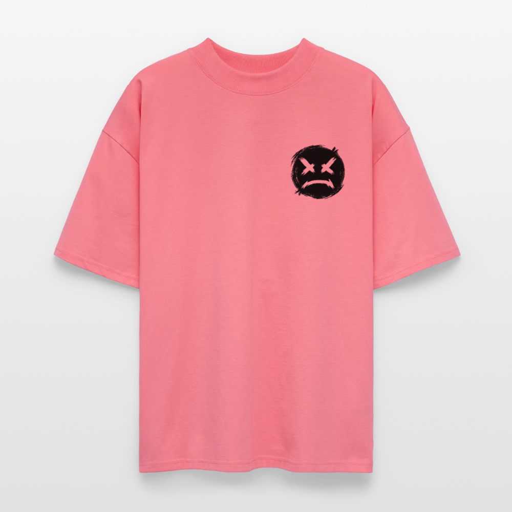 EDSCHI „ANGER LOOKS GOOD“ OVERSIZED T-SHIRT - Pink 