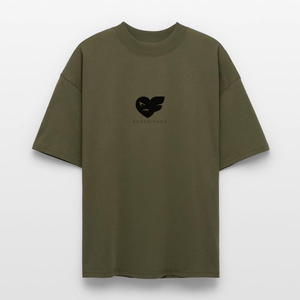 Oversized Unisex Bio T-Shirt - EDSCHI-FANS - Khaki