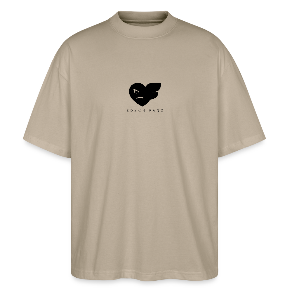 Oversized Unisex Bio T-Shirt - EDSCHI-FANS - Steingrau