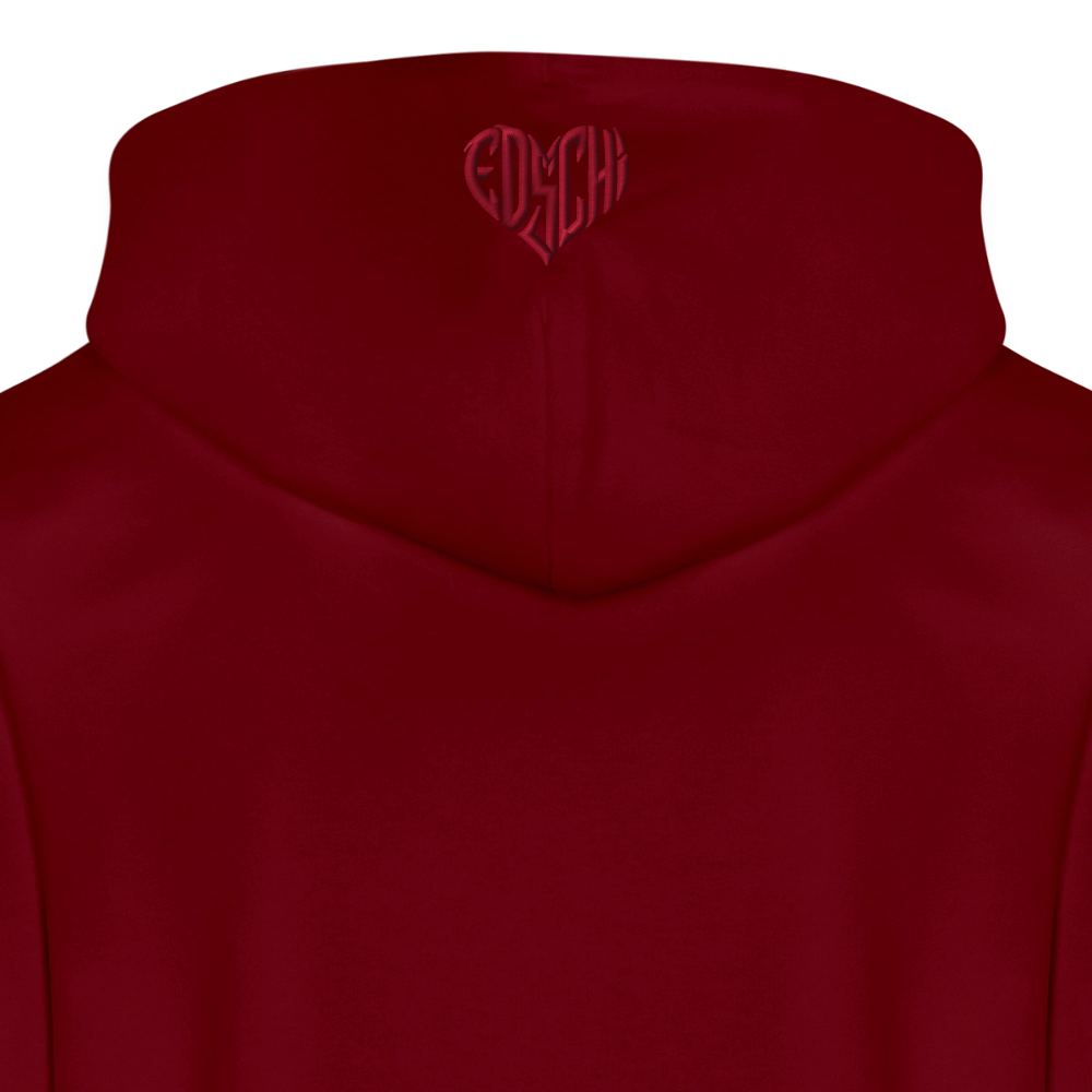 EDSCHI ZIP-HOODIE - STICK ROT - Burgunderrot
