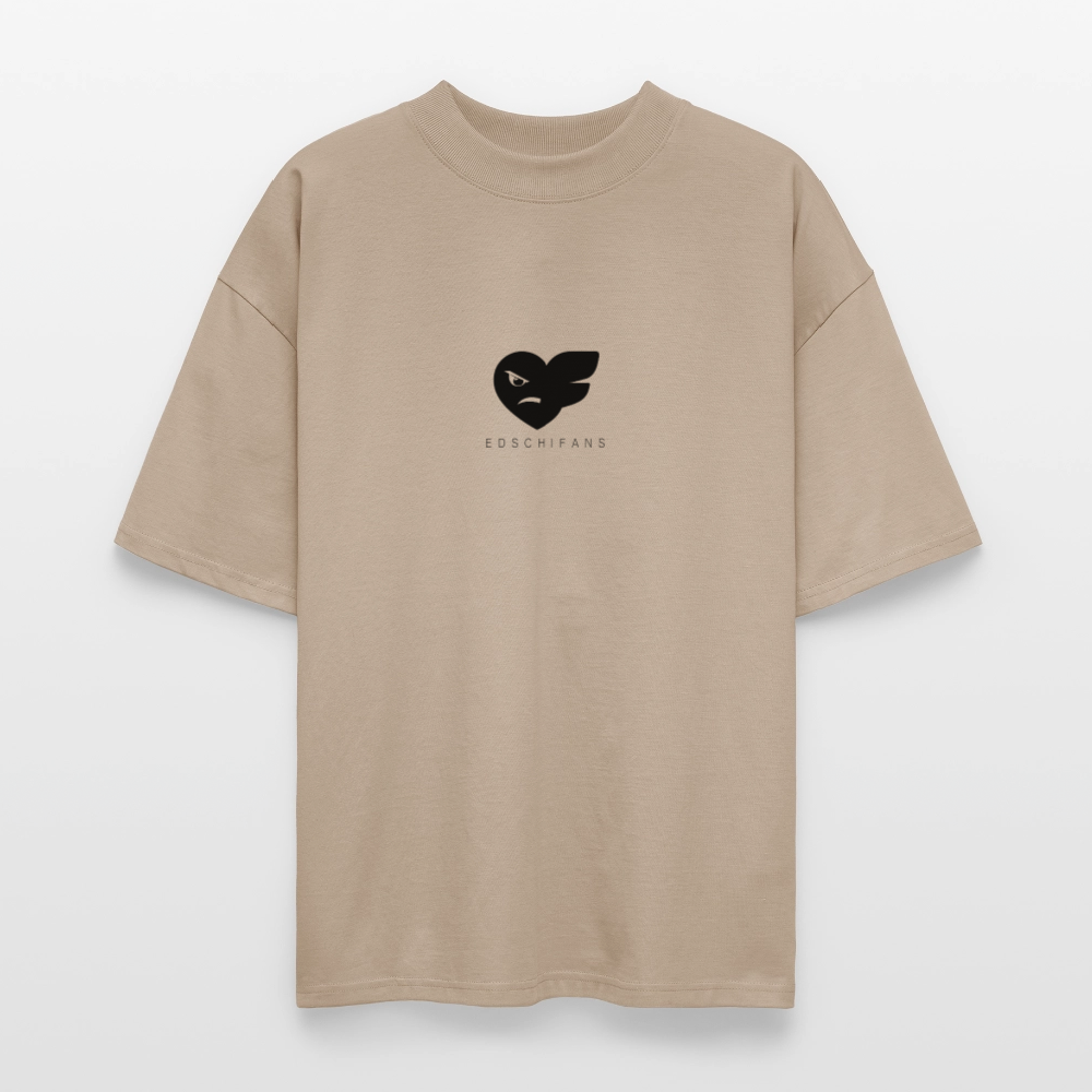 Oversized Unisex Bio T-Shirt - EDSCHI-FANS - Steingrau