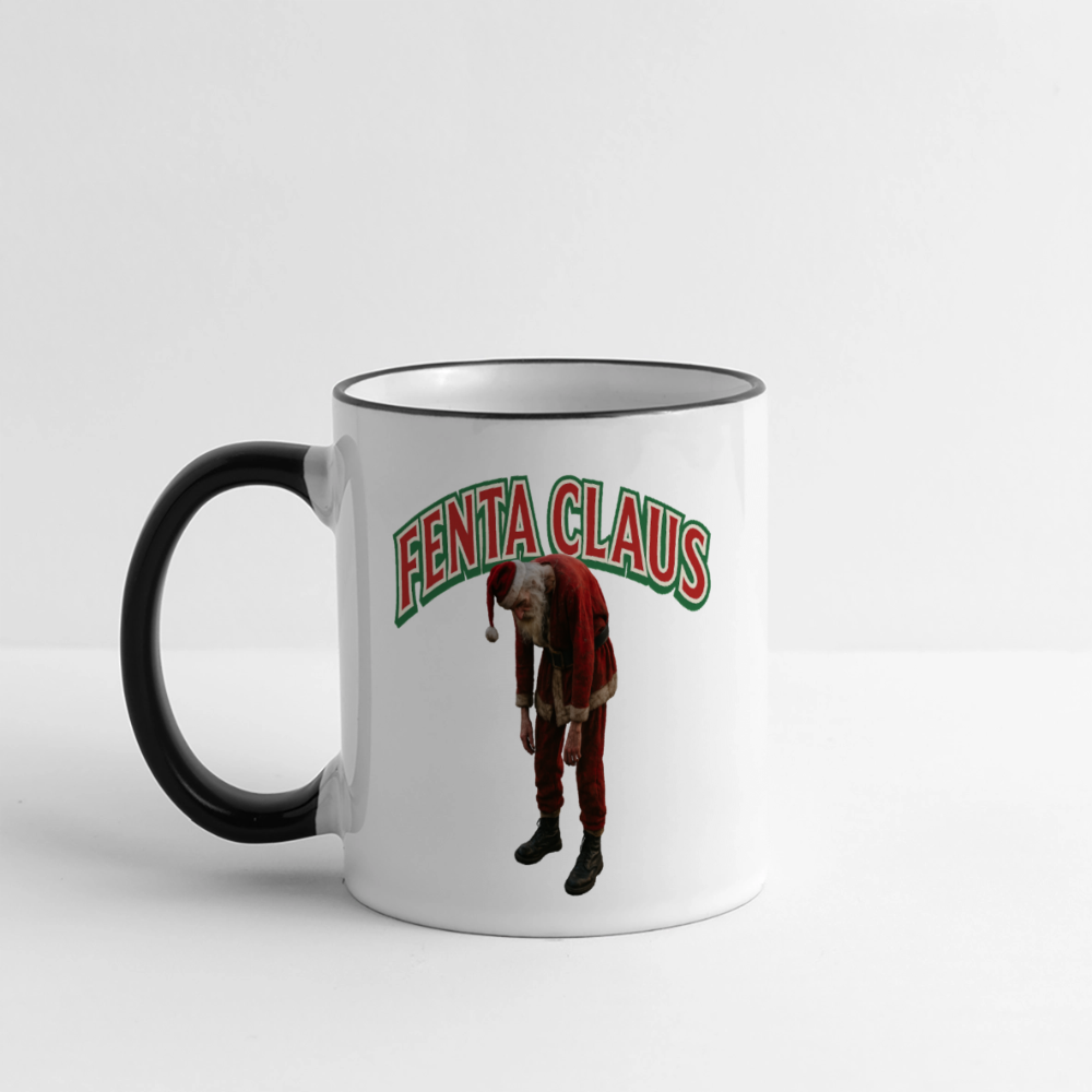 Fenta Claus Tasse - Weiß/Schwarz