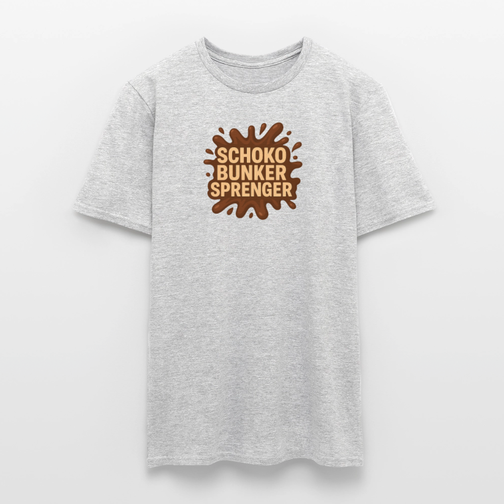 Männer T-Shirt - Grau meliert