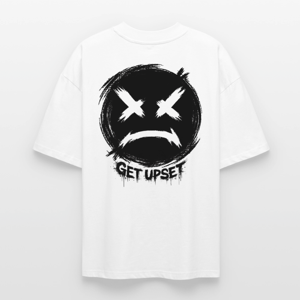EDSCHI „ANGER LOOKS GOOD“ OVERSIZED T-SHIRT - Weiß