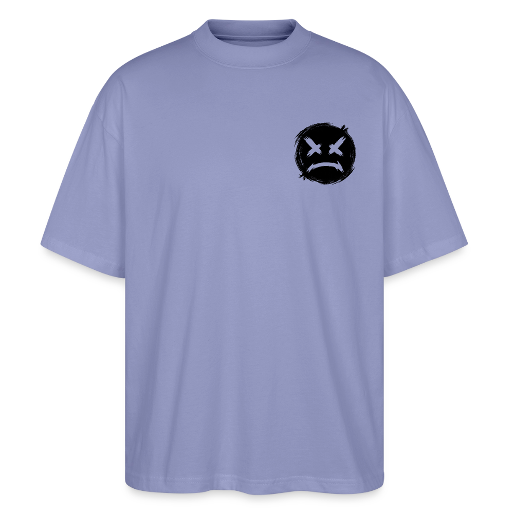 EDSCHI „ANGER LOOKS GOOD“ OVERSIZED T-SHIRT - Violett