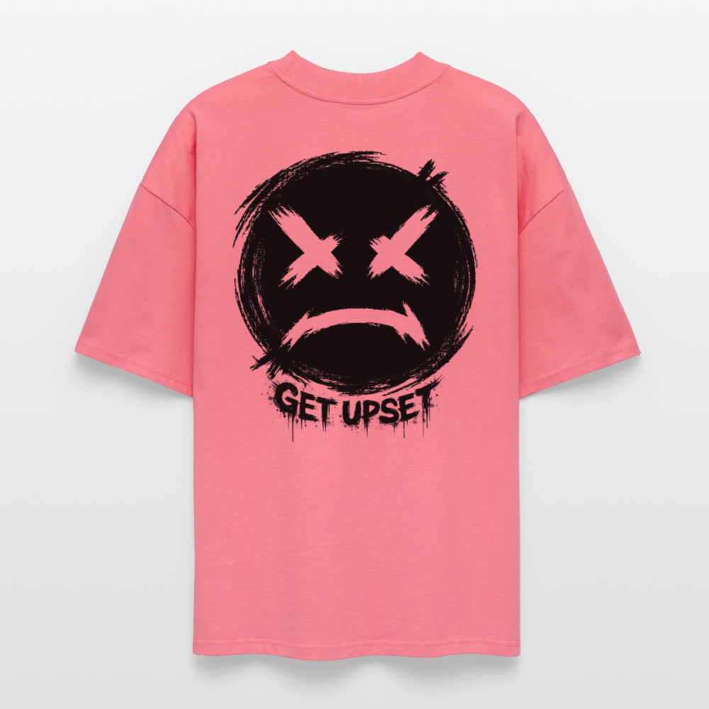 EDSCHI „ANGER LOOKS GOOD“ OVERSIZED T-SHIRT - Pink 