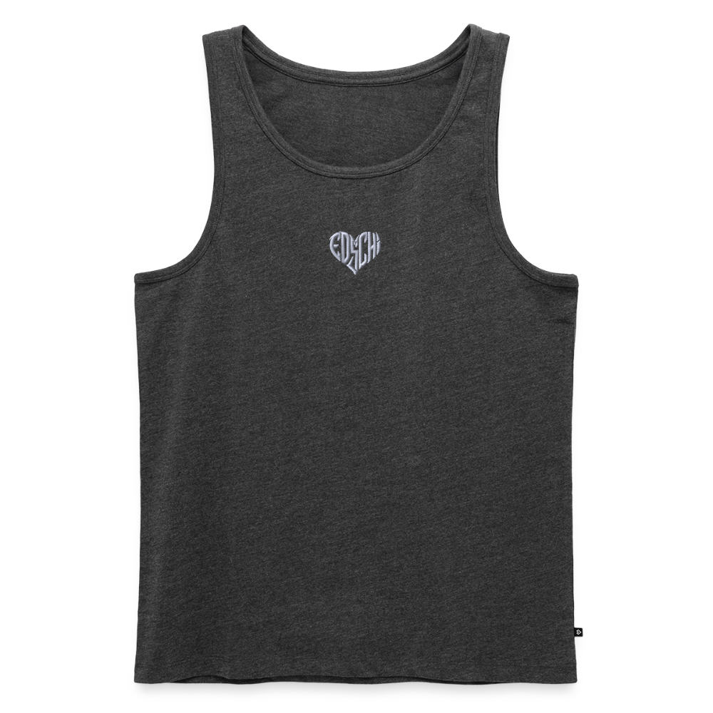 Männer Premium Tank Top Stick - Anthrazit meliert