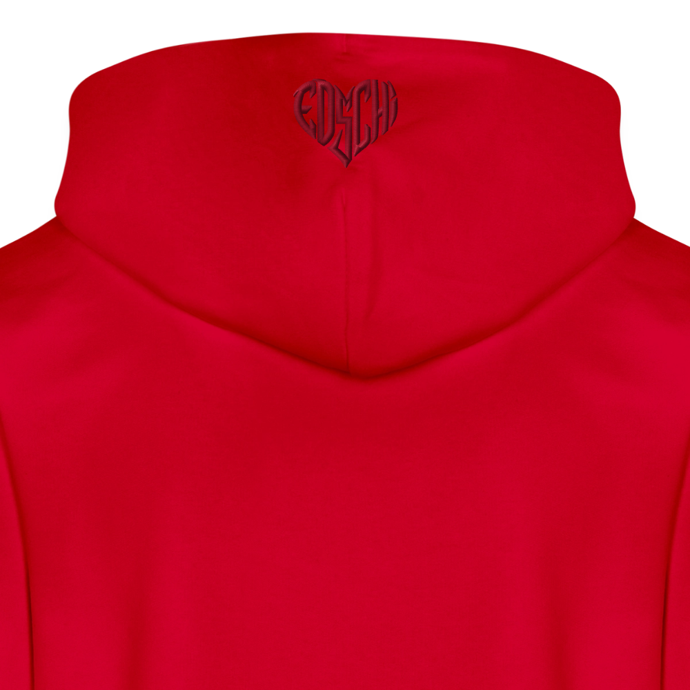 EDSCHI ZIP-HOODIE - STICK ROT - Rot