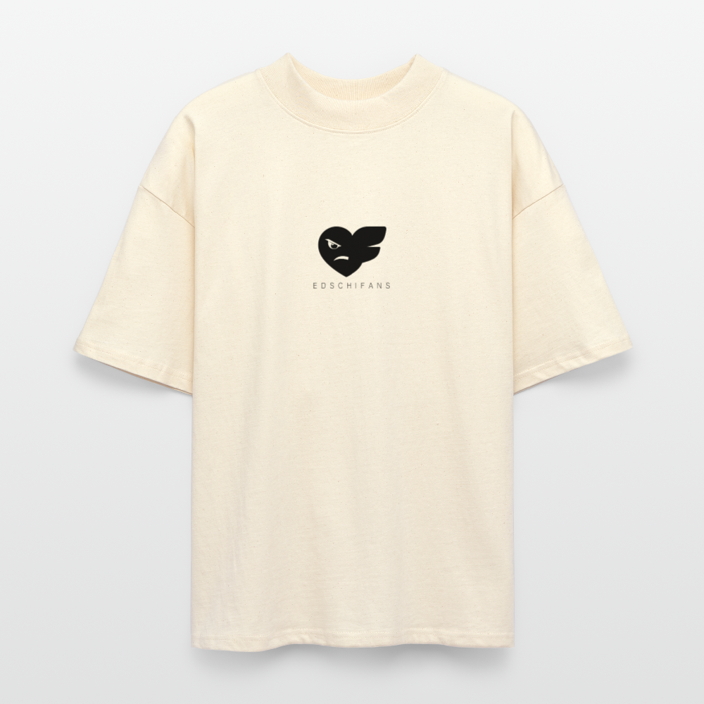 Oversized Unisex Bio T-Shirt - EDSCHI-FANS - Weißgrau