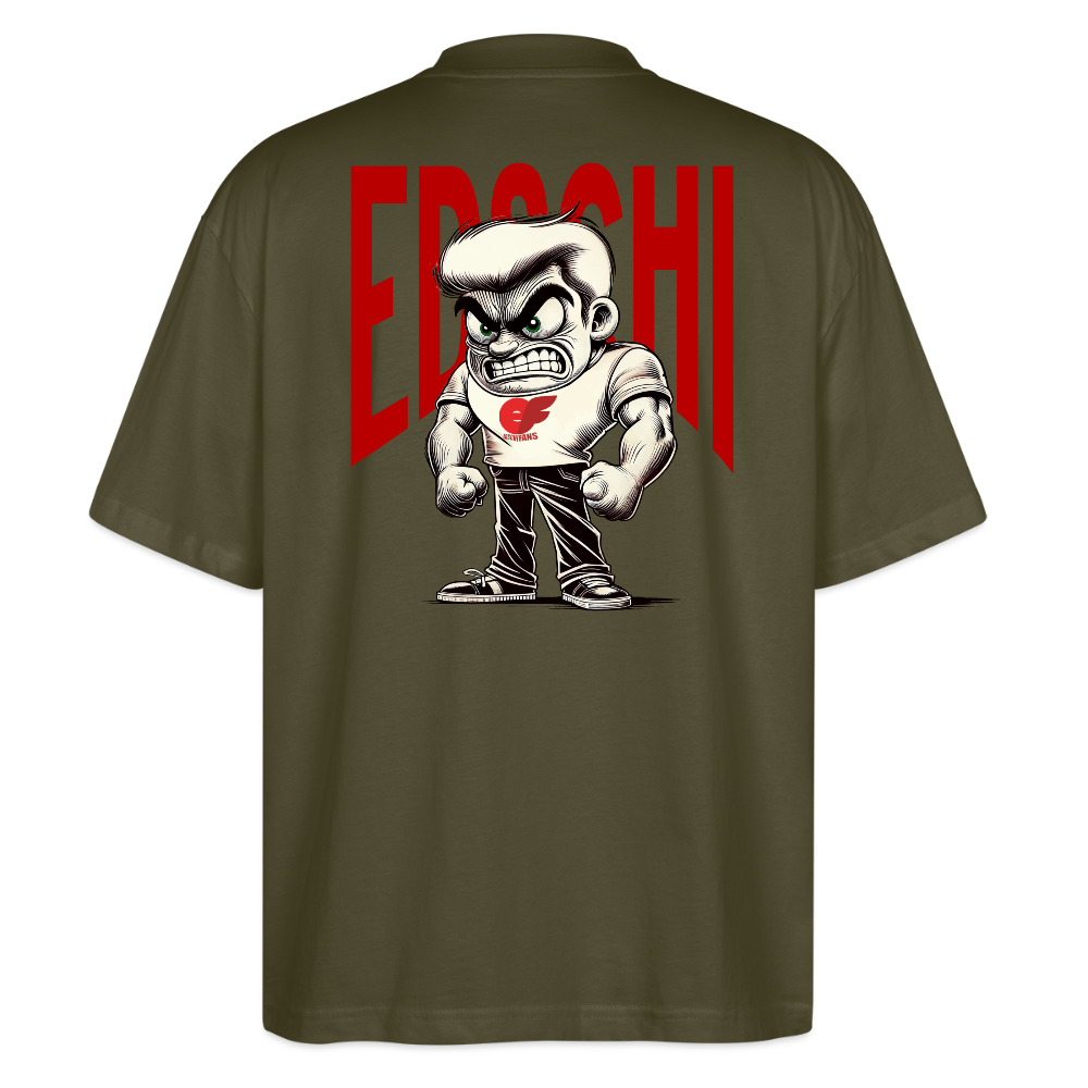 Oversized Unisex Bio T-Shirt - Khaki