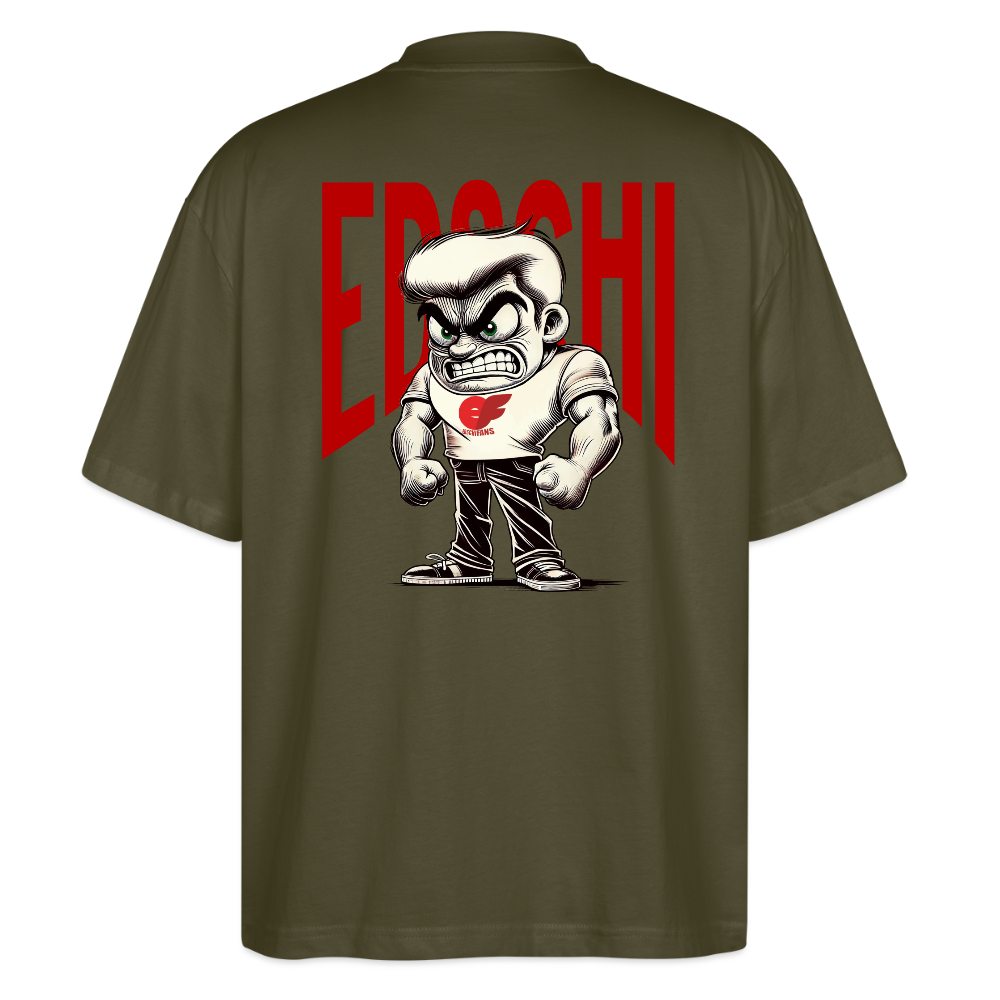 Oversized Unisex Bio T-Shirt - Khaki
