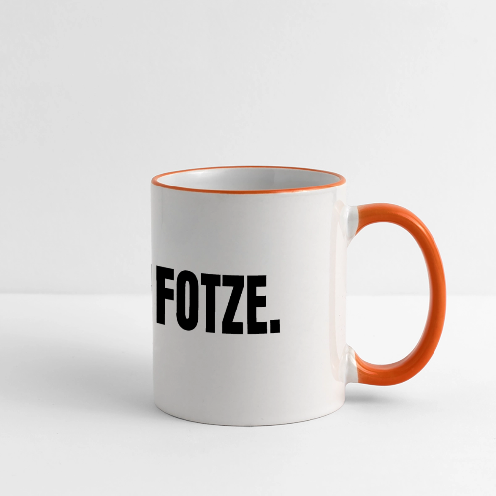 AF Tasse - Weiß/Orange