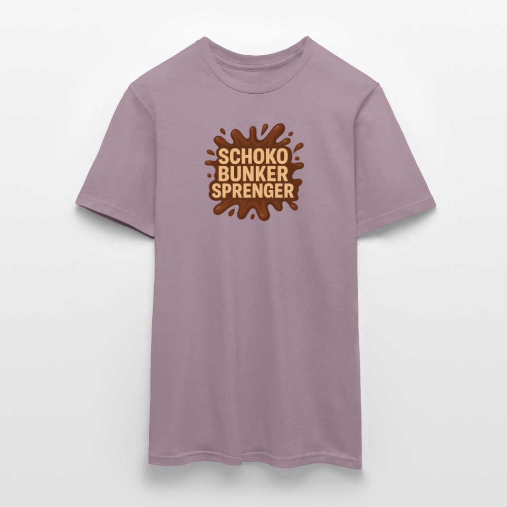 Männer T-Shirt - Lilagrau 