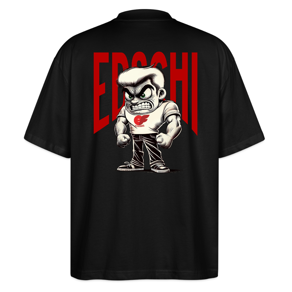 Oversized Unisex Bio T-Shirt - EDSCHI - Schwarz