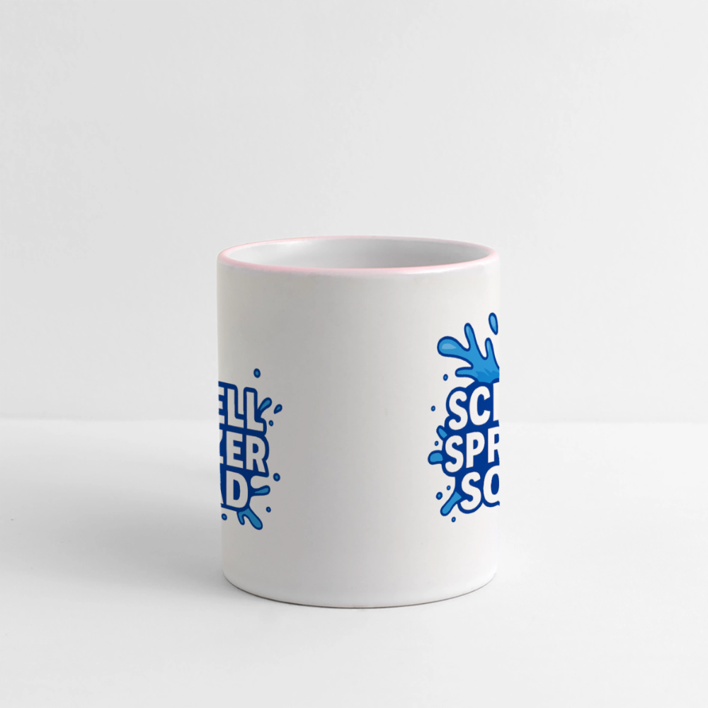 Schnell Spritzer Squad Tasse - Weiß/Pink