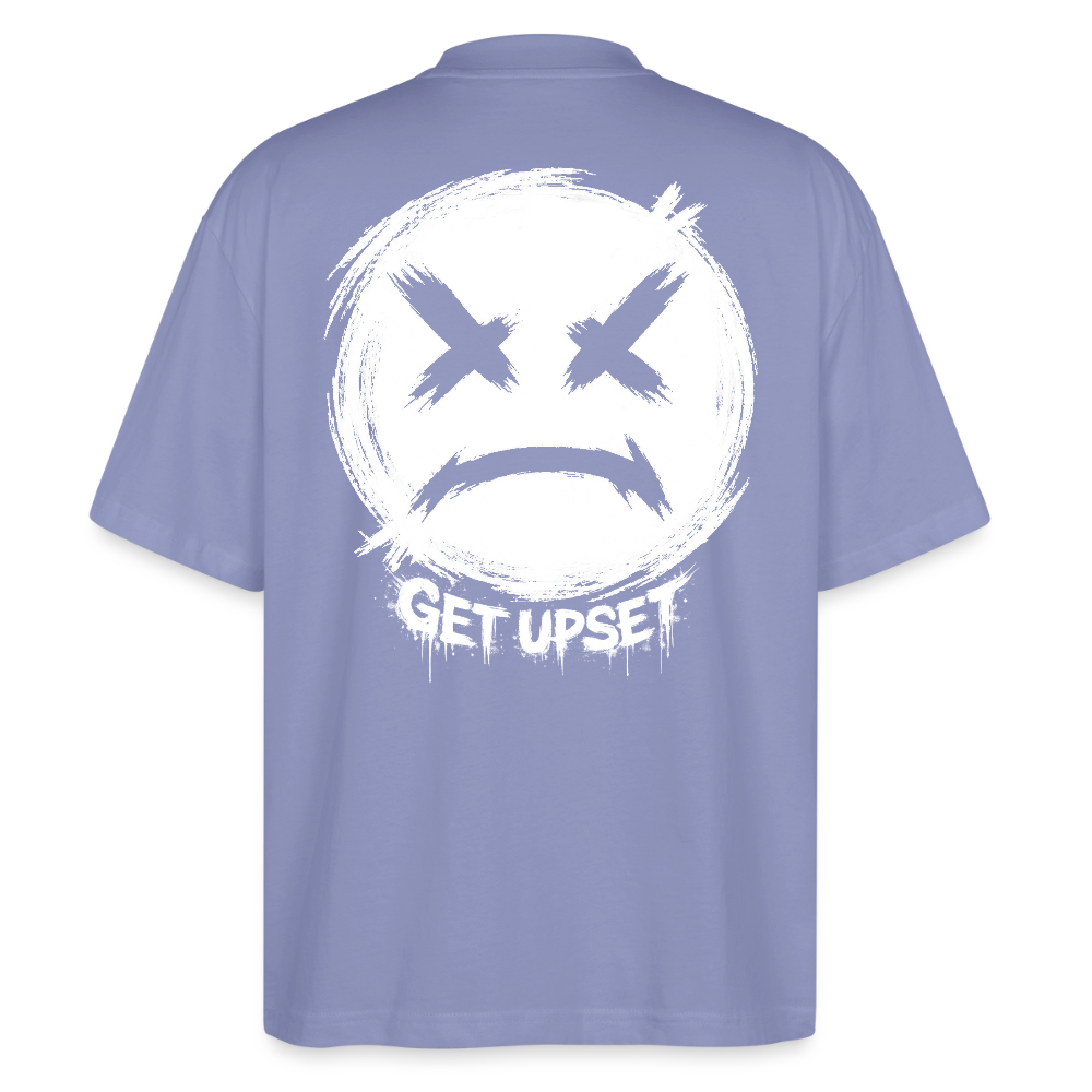 EDSCHI „ANGER LOOKS GOOD“ OVERSIZED T-SHIRT - Violett
